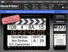 Tablet Screenshot of movie-slate.com